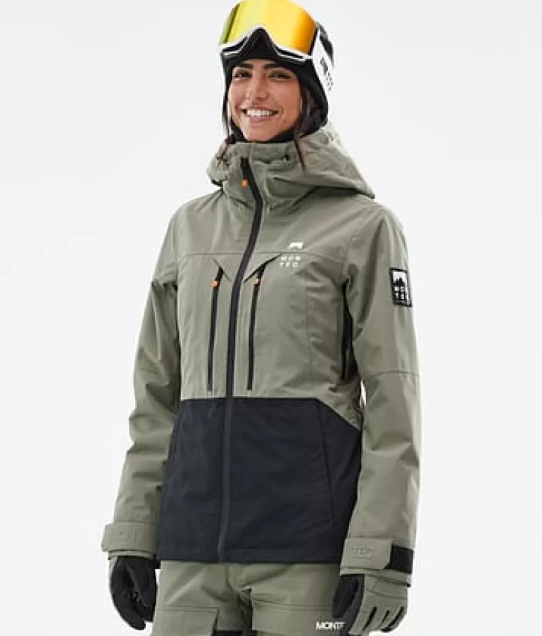 DAMES MONTEC Snowboard Jassen | Moss W